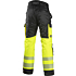 6157Y Safety winter shell pants white-yellow