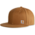 Firm duck flat brim cap