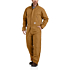 Loose fit washed duck insulated coverall