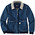 Rugged flex® relaxed fit denim sherpa-lined jacket