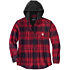 Rugged flex® relaxed fit flannel fleece lined hooded shirt jac