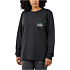 Loose fit heavyweight long-sleeve shamrock graphic t-shirt