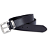 Burnished leather box buckle belt