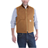 Relaxed fit firm duck insulated rib collar vest