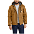 Relaxed fit washed duck sherpa-lined utility jacket