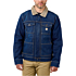 Relaxed fit denim sherpa-lined jacket