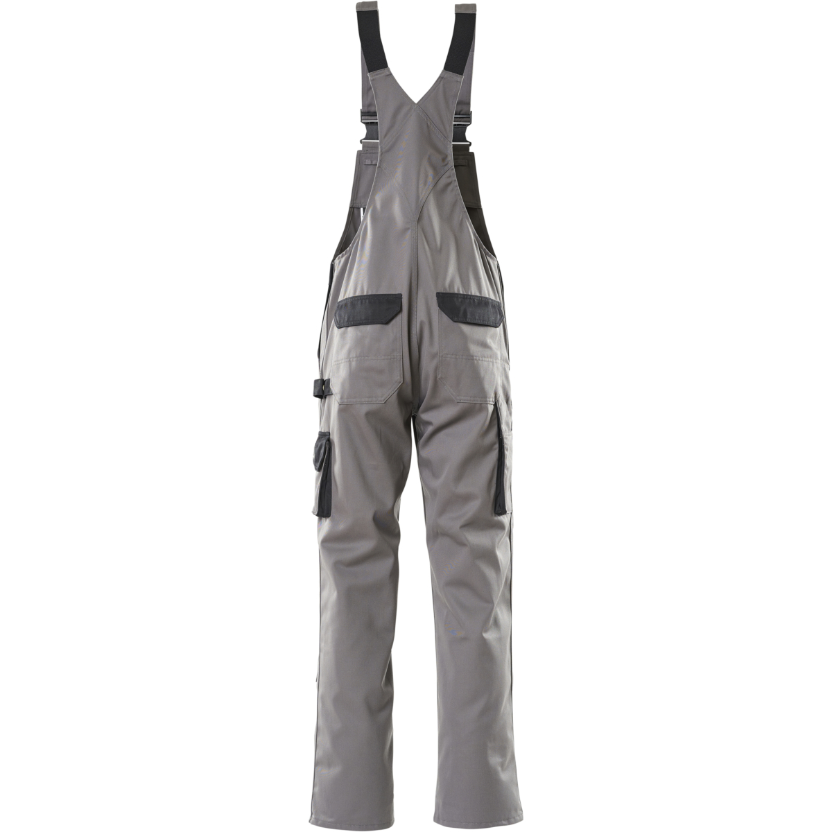 Hängselbyxor med knäfickor