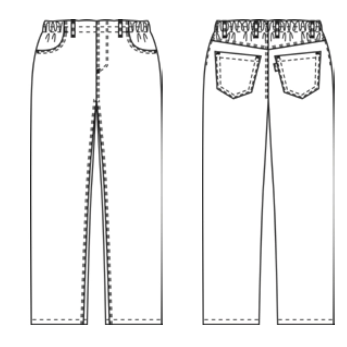 Unisex-jeans, Pull-on, Harmony