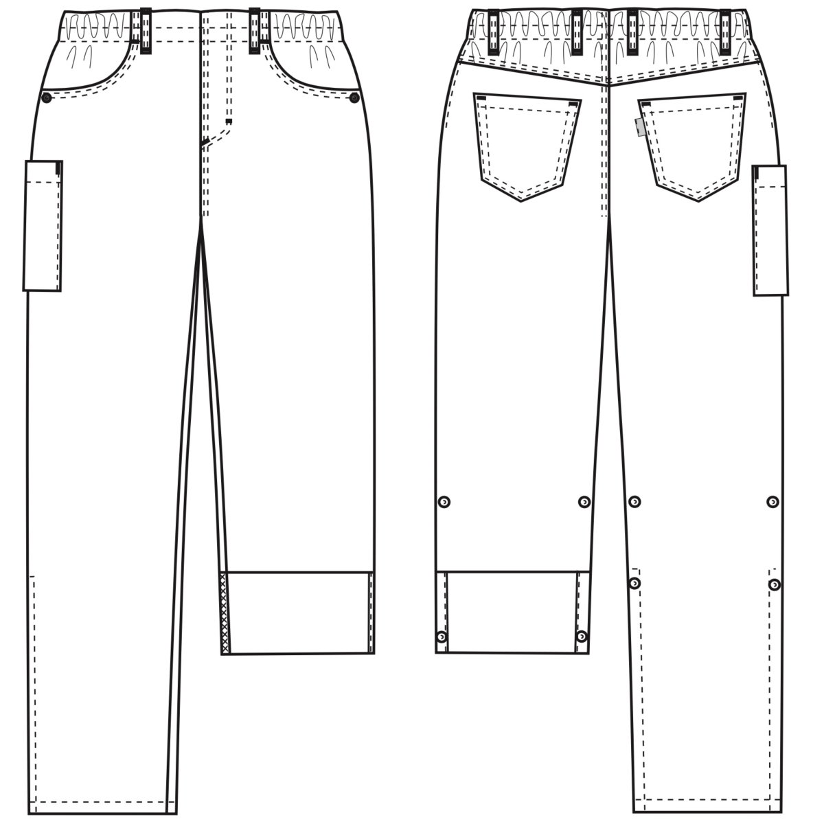 Jeans, PULL-ON, 82 CM - 190 G/M², Super Cool