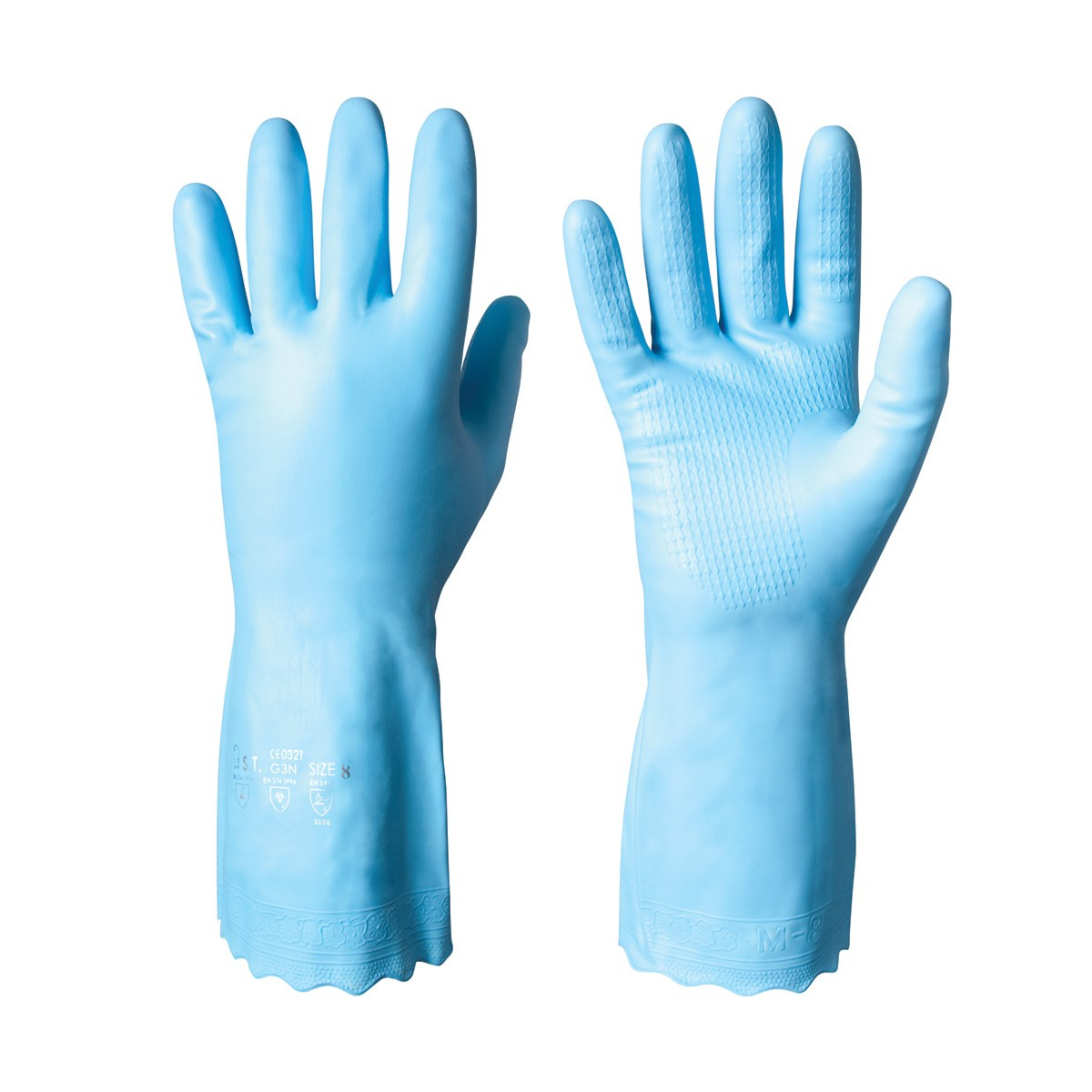 Kemikalieresistenta handskar i vinyl 12 par