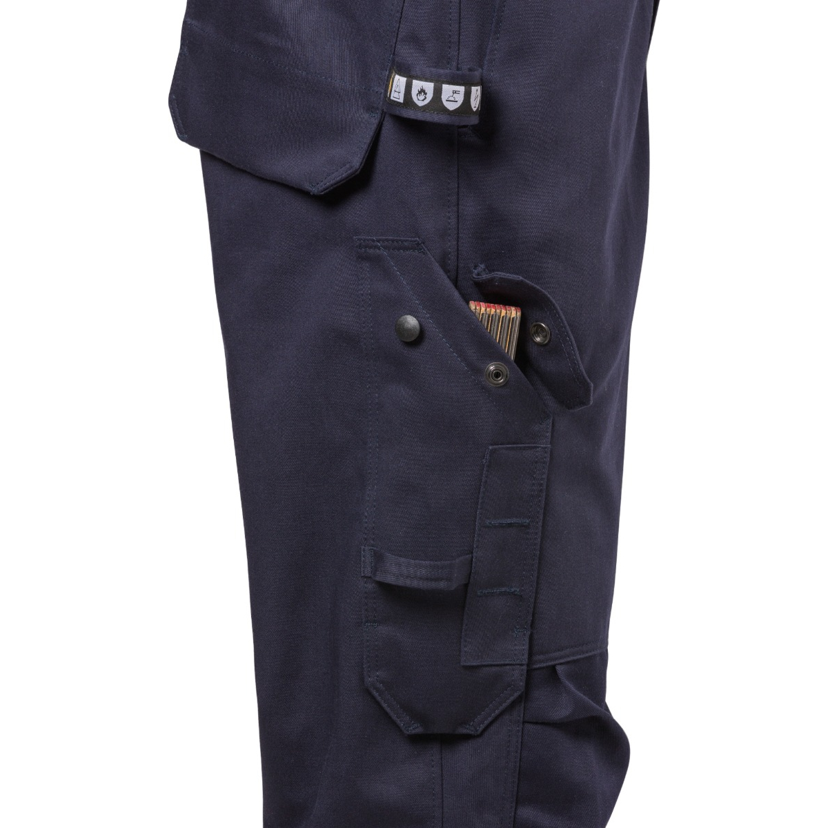 Flamskyddad overall 8084 FLAM, klass 3