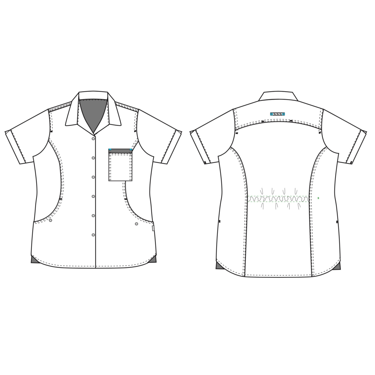 Elegant och trendy Damtunika, CROSS