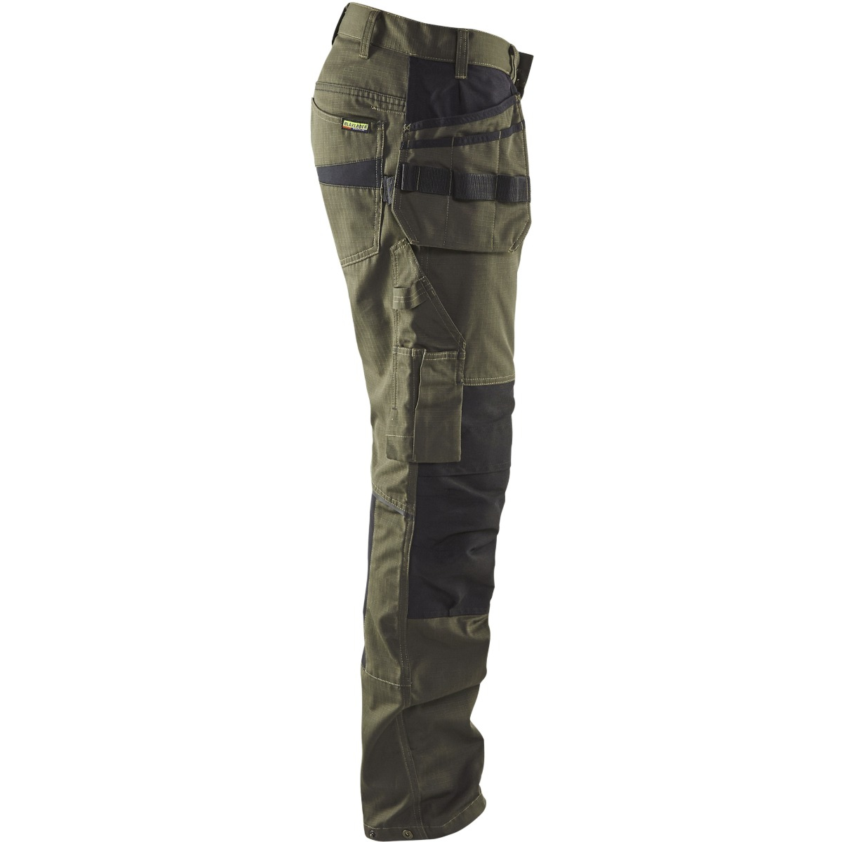 Servicebyxa med stretch och spikfickor