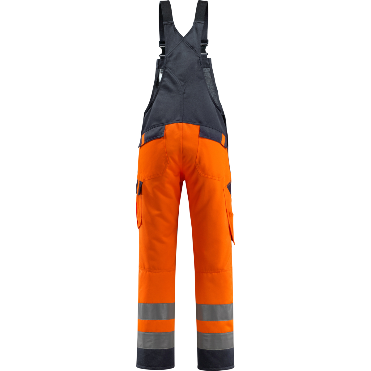 Hängselbyxor med knäfickor