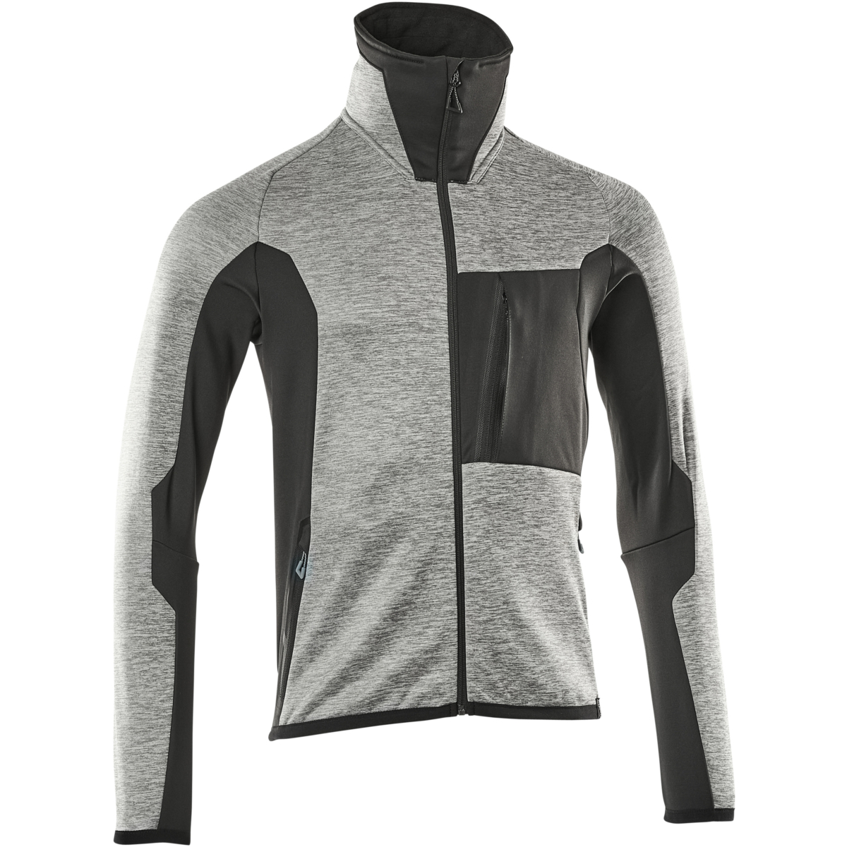 Fleecetröja med blixtlås