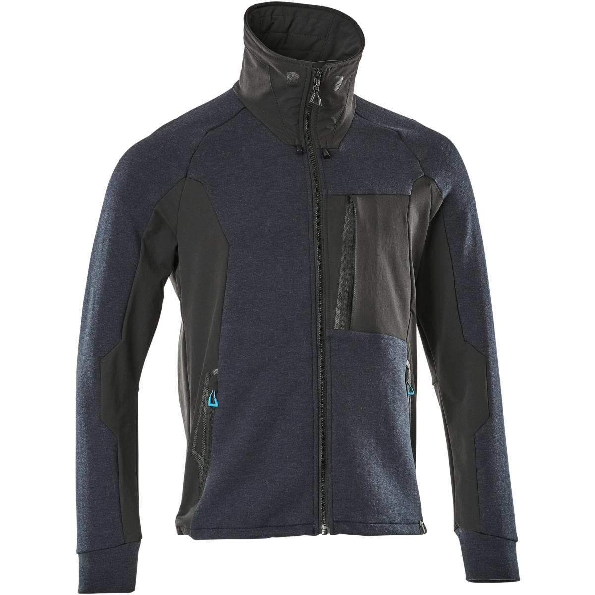 Sweatshirt med blixtlås