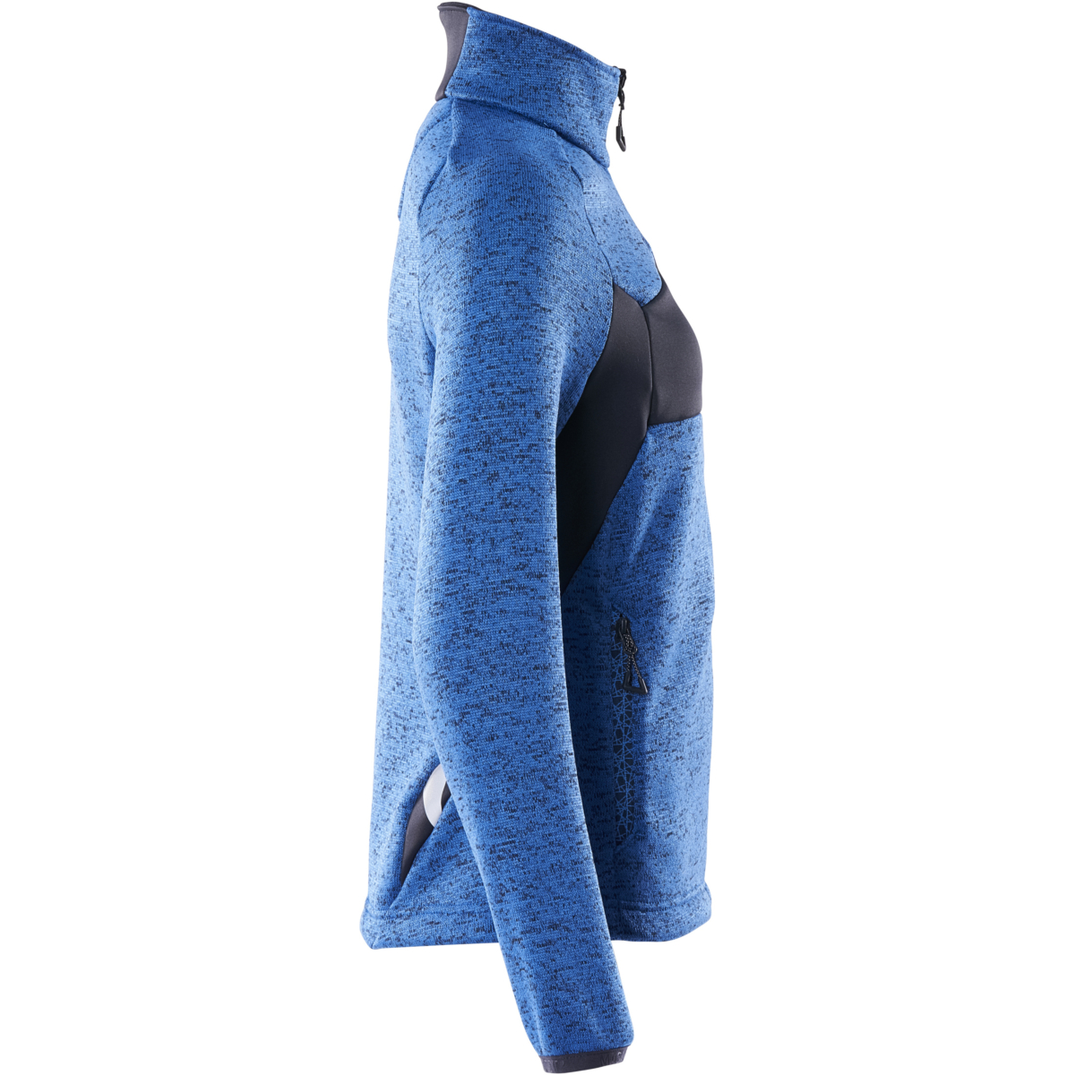  Stickad tröja med blixtlås