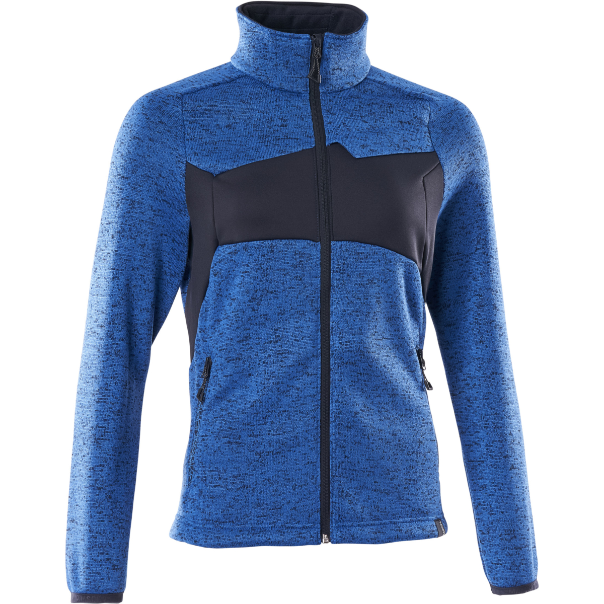  Stickad tröja med blixtlås