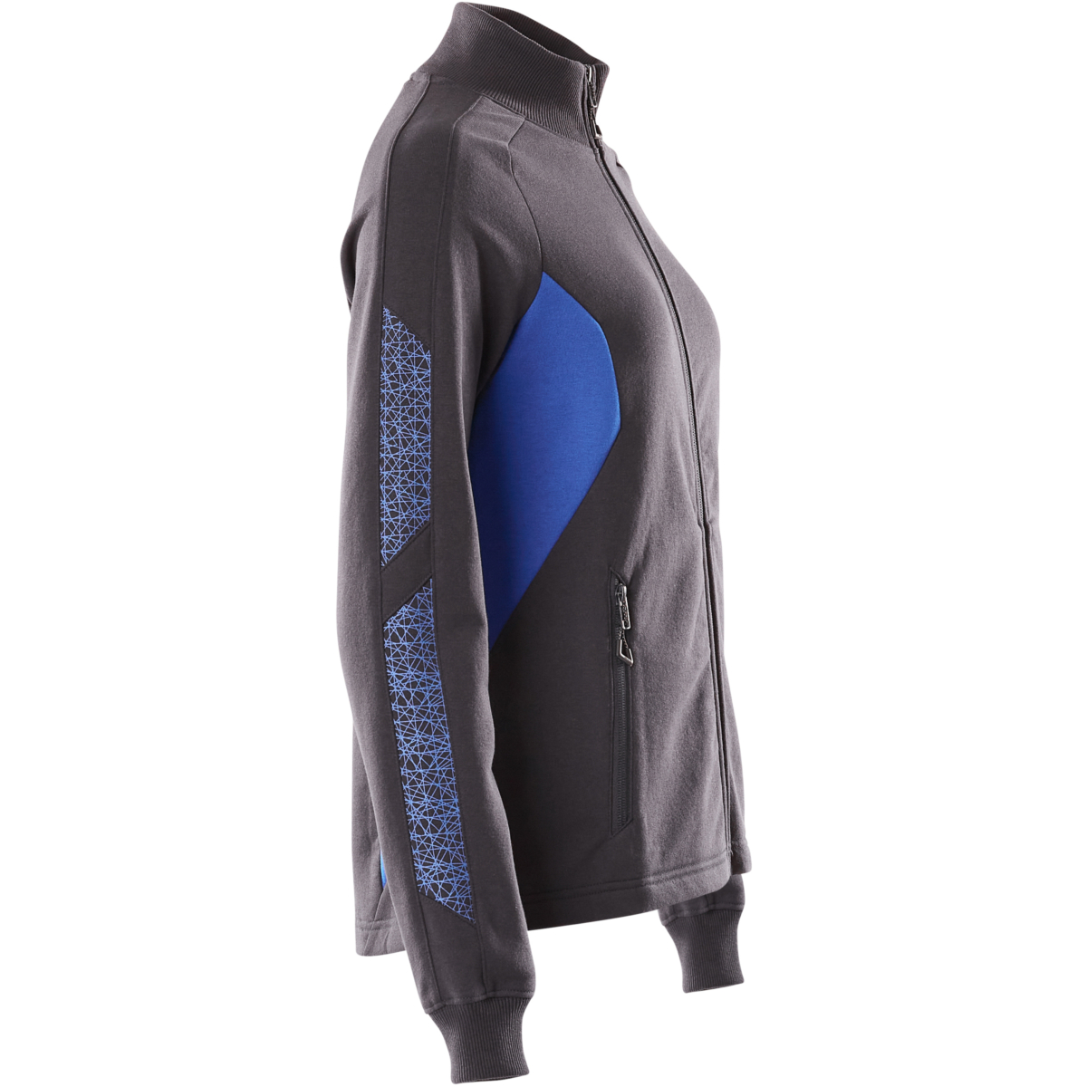 Sweatshirt med blixtlås