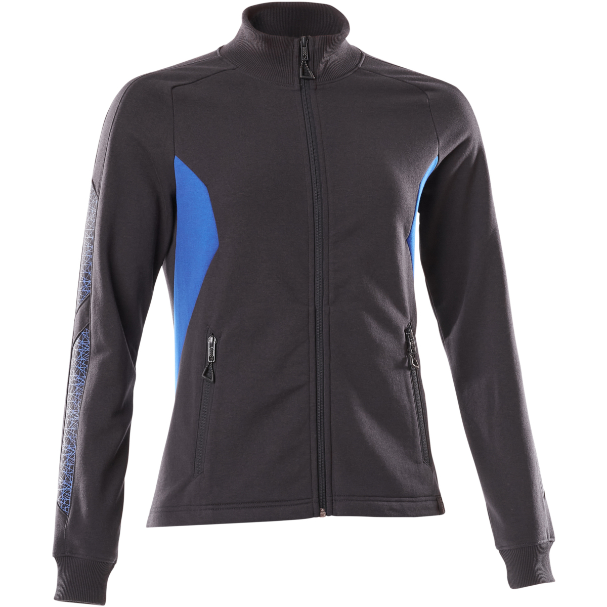 Sweatshirt med blixtlås