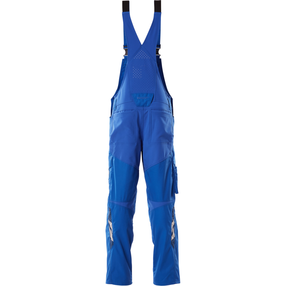 Hängselbyxor med knäfickor