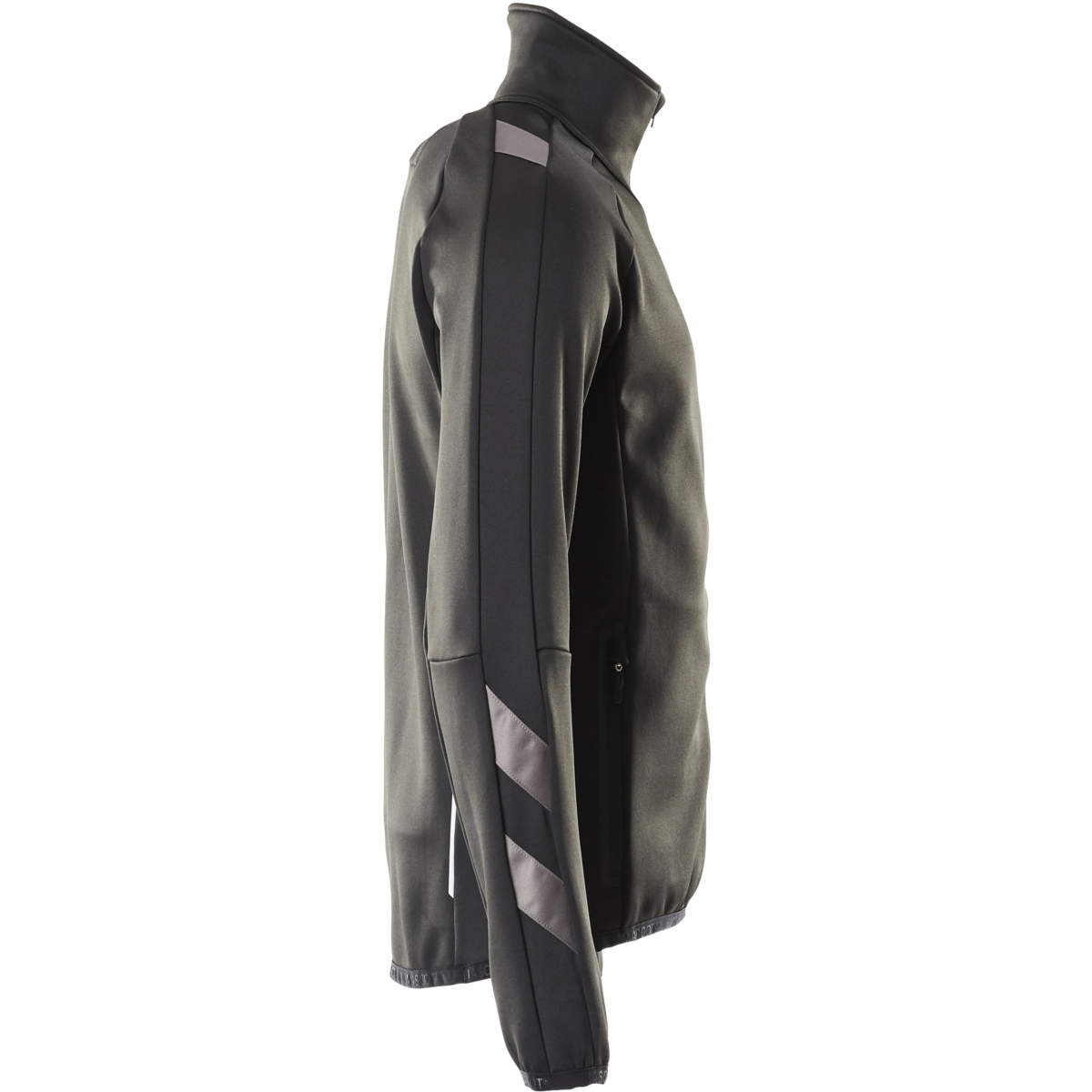 Fleecetröja med blixtlås