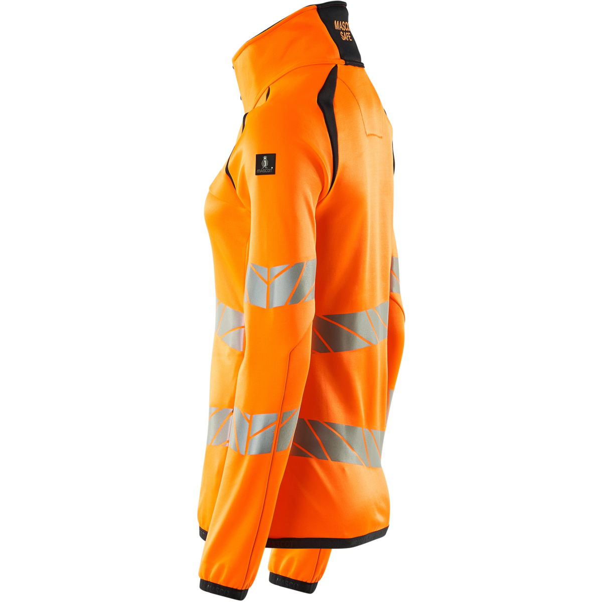 Fleecetröja med blixtlås