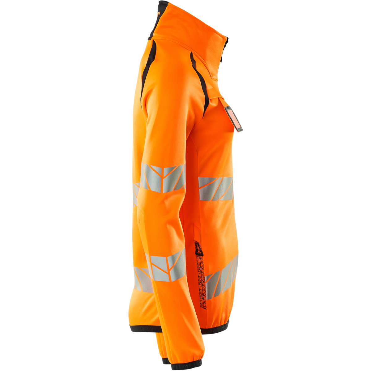 Fleecetröja med blixtlås