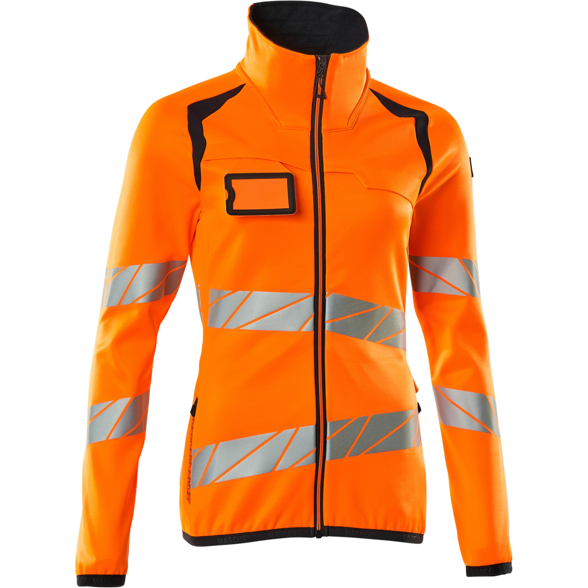 Fleecetröja med blixtlås