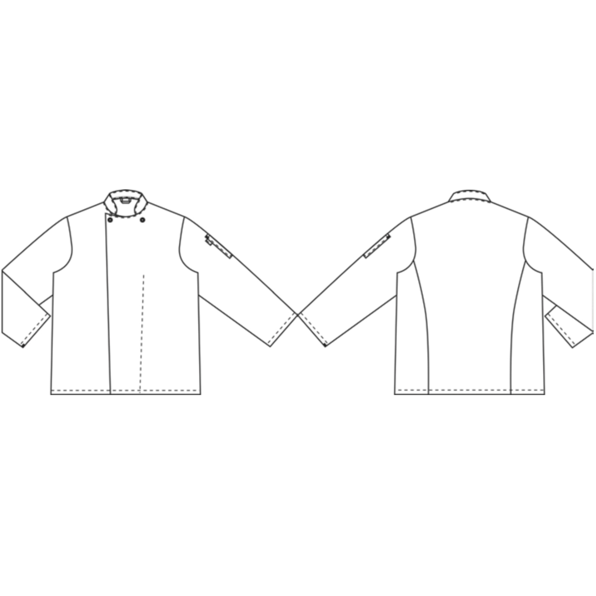 Unisex-kockjacka, Taste Polyester