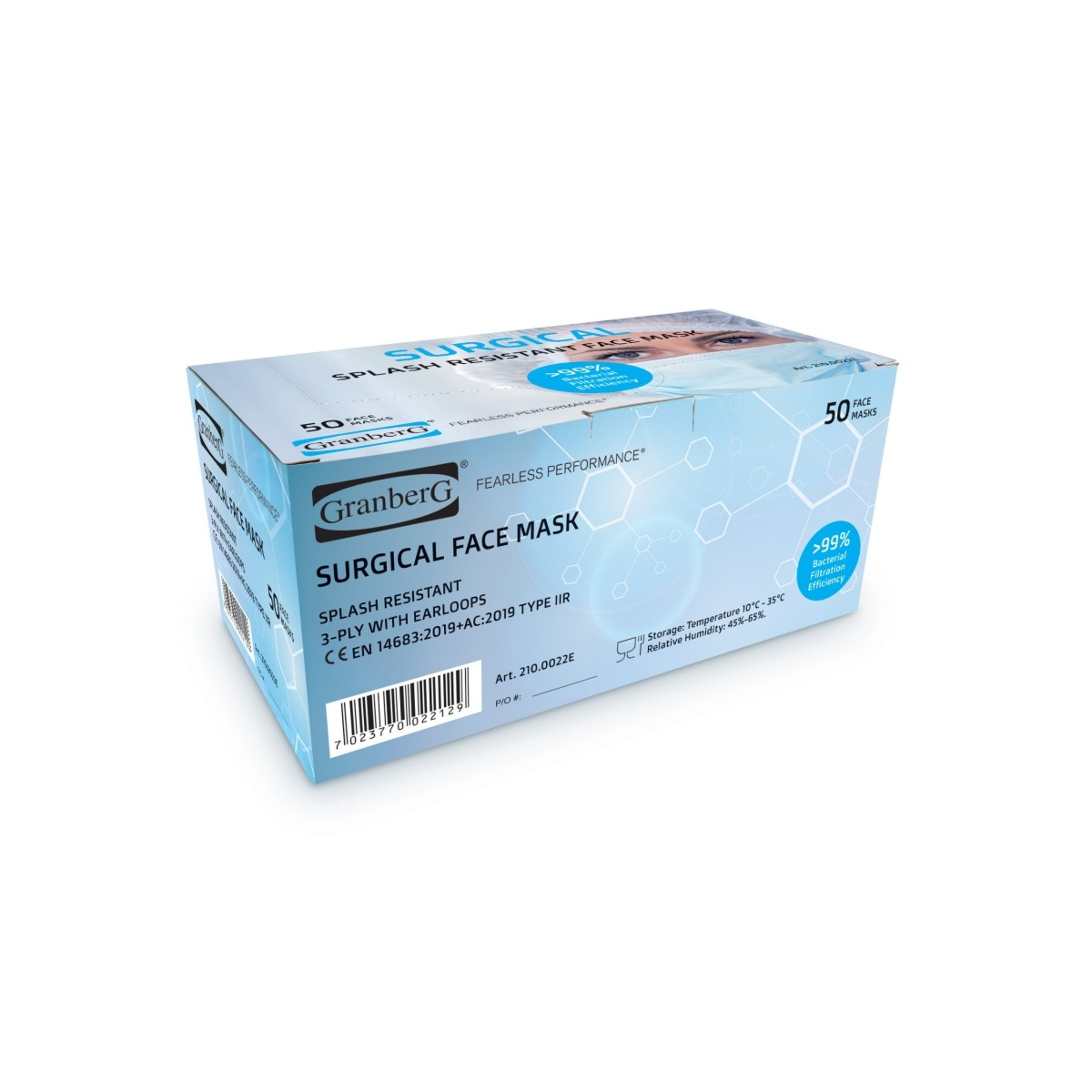 Medicinska munskydd, 50 st