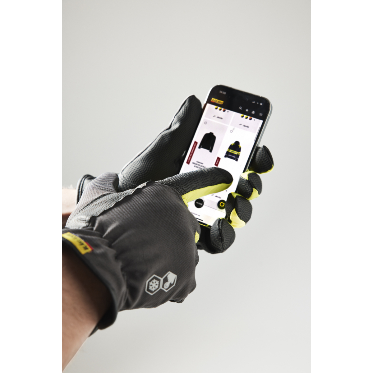 2875 Arbetshandske Fodrad Touch