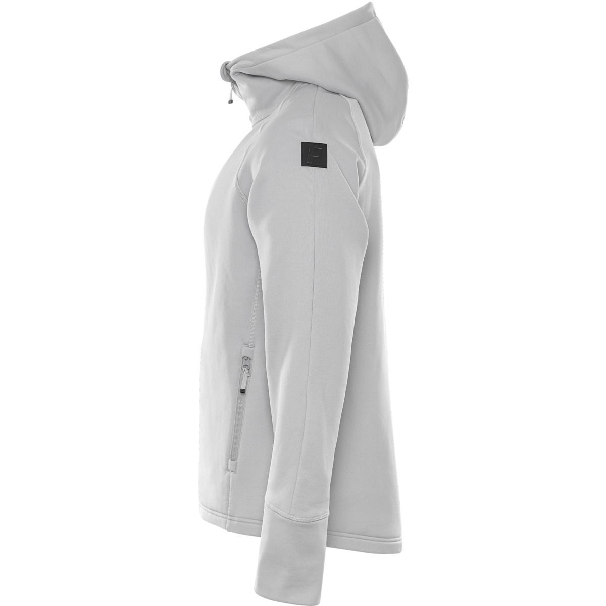 Cobalt Polartec® power stretch® hoodie, dam