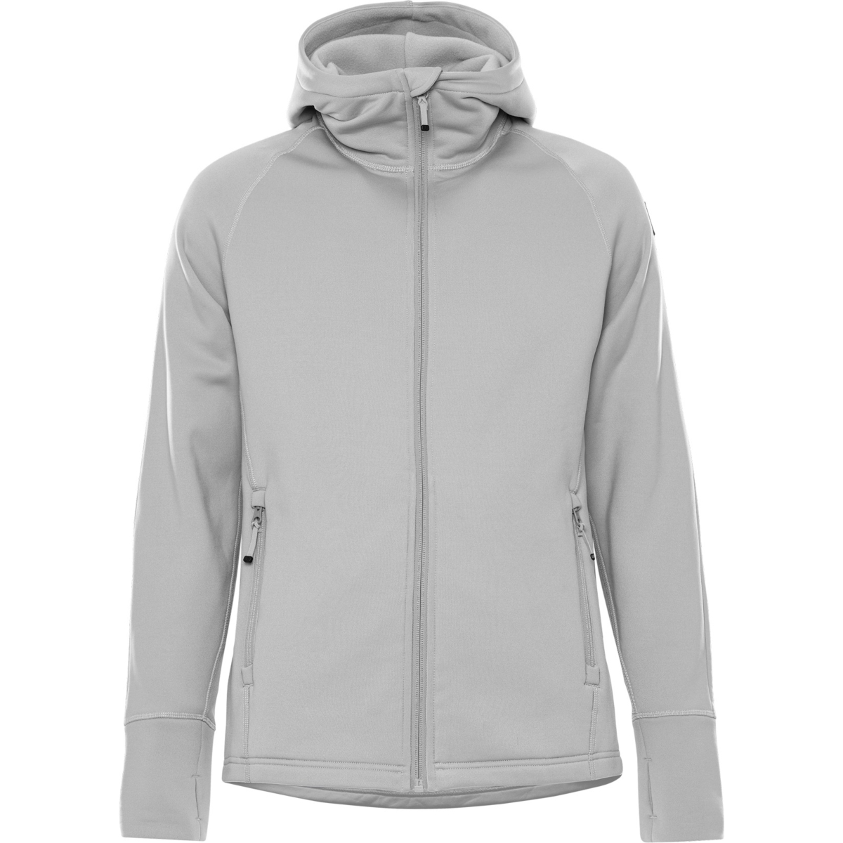Cobalt Polartec® power stretch® hoodie, dam