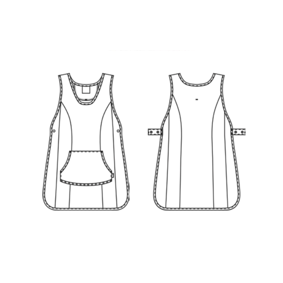 Dubbelförkläde, Dolly Gastronomy