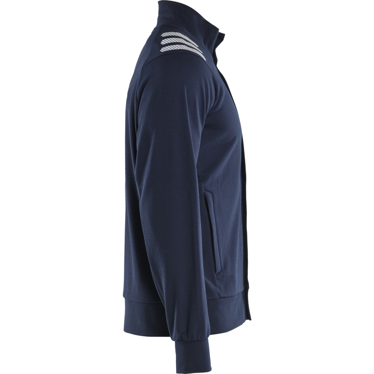 Flamskyddad sweatshirt med dragkedja