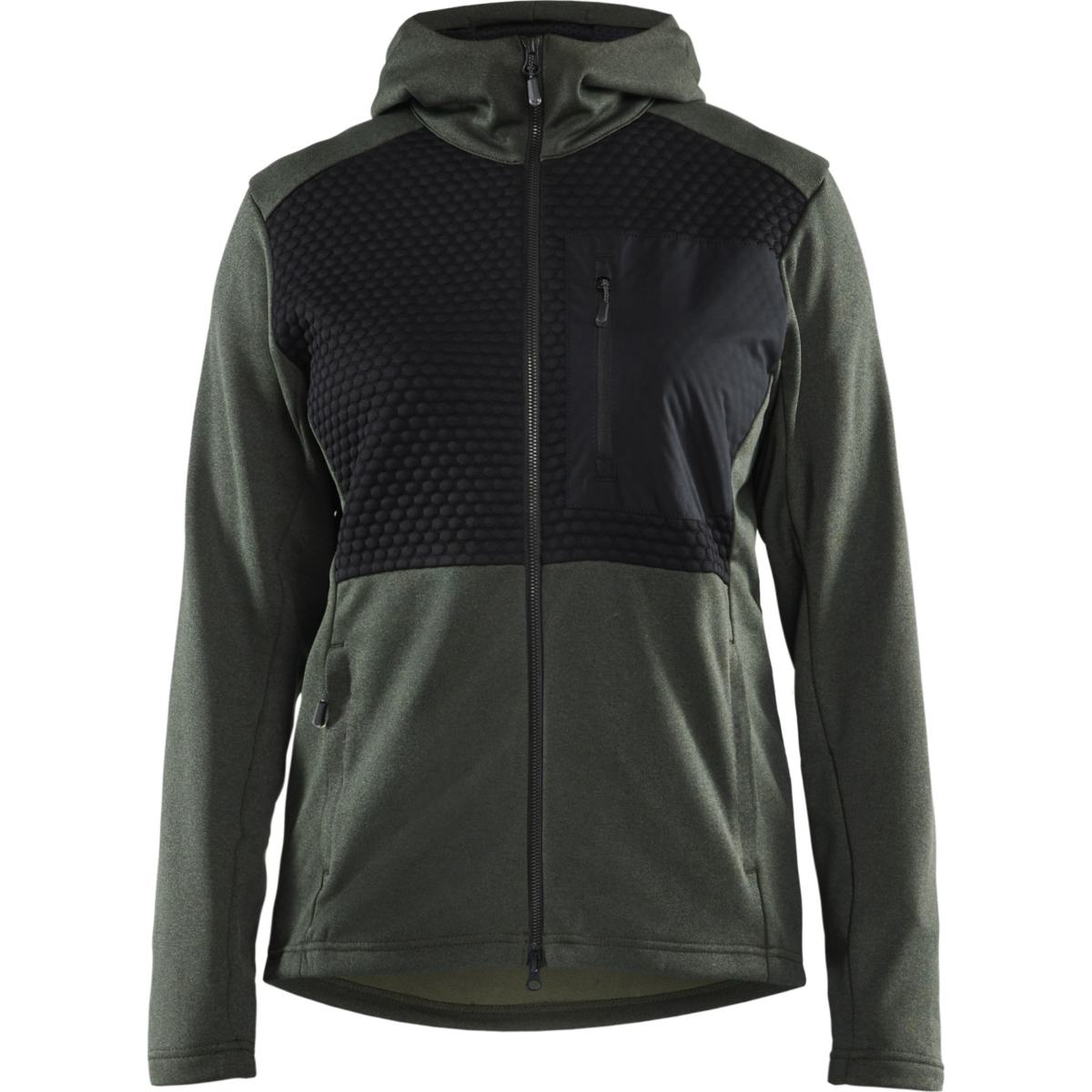 3542 Luvtröja full zip Dam