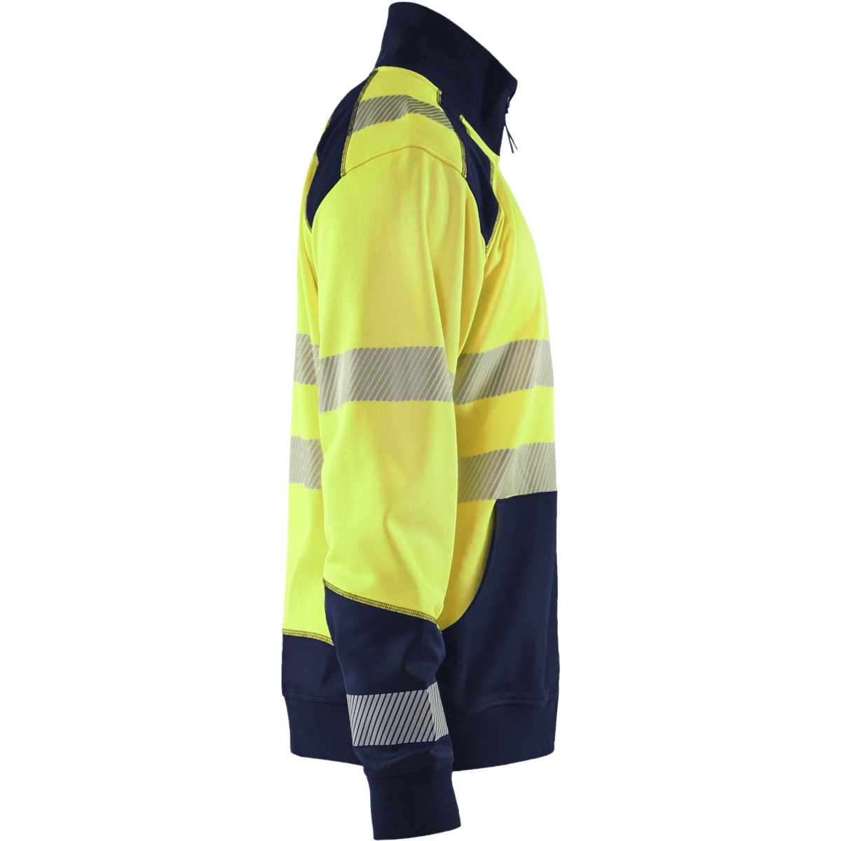 High vis sweatshirt with full zip