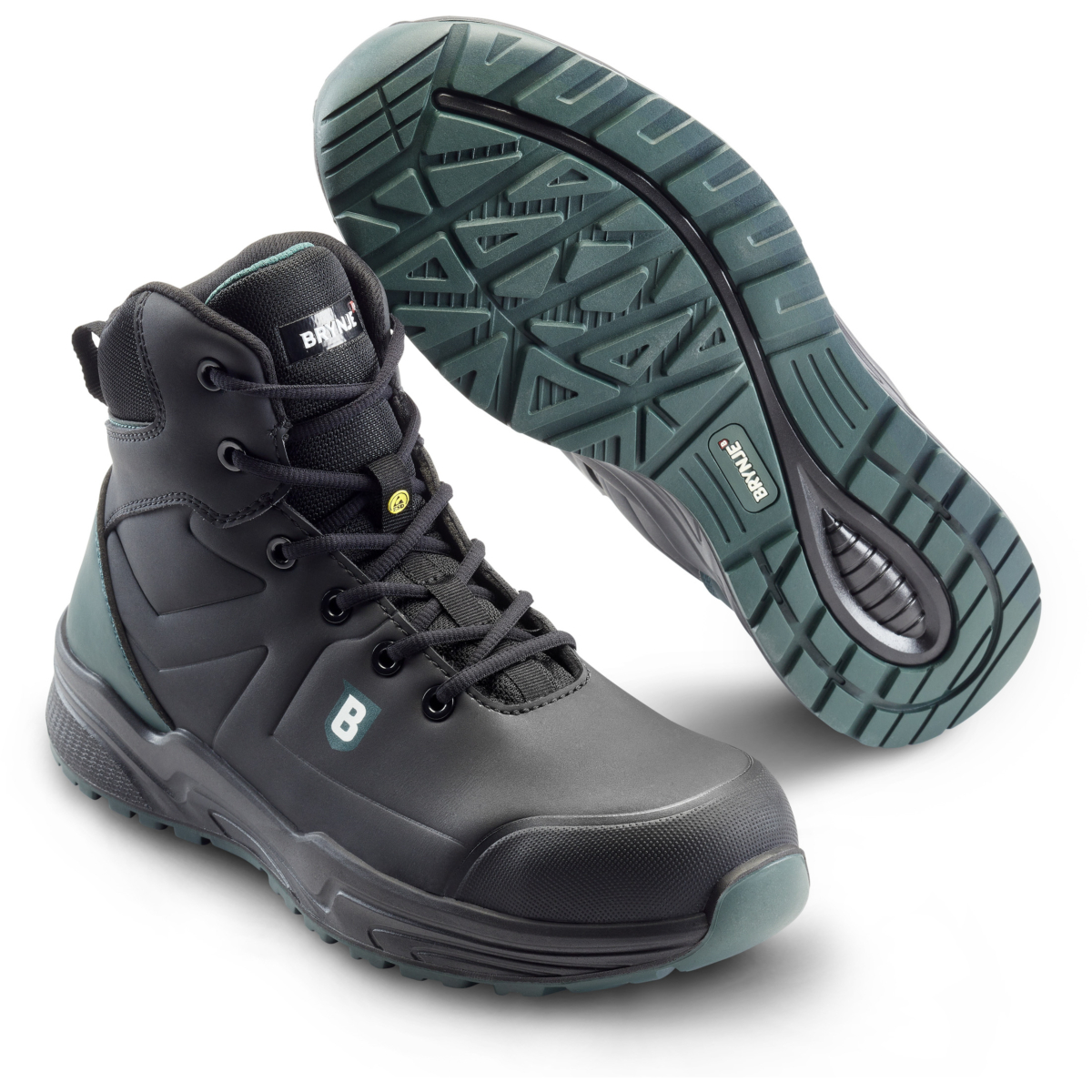 355 Green Working Low Boot