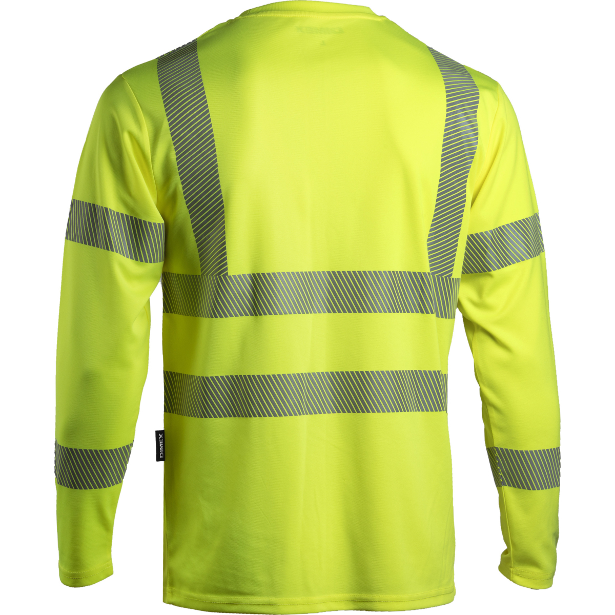 42481Y Yellow safety t-shirt, long sleeve