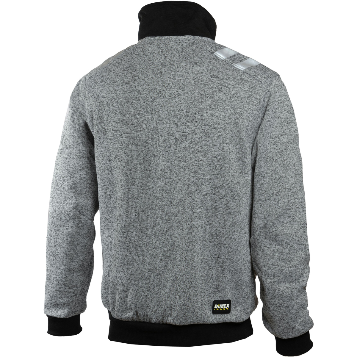 Stickad jacka grå 4367+