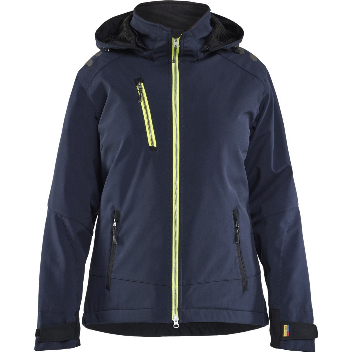 4751 Lättfodrad vinterjacka softshell dam