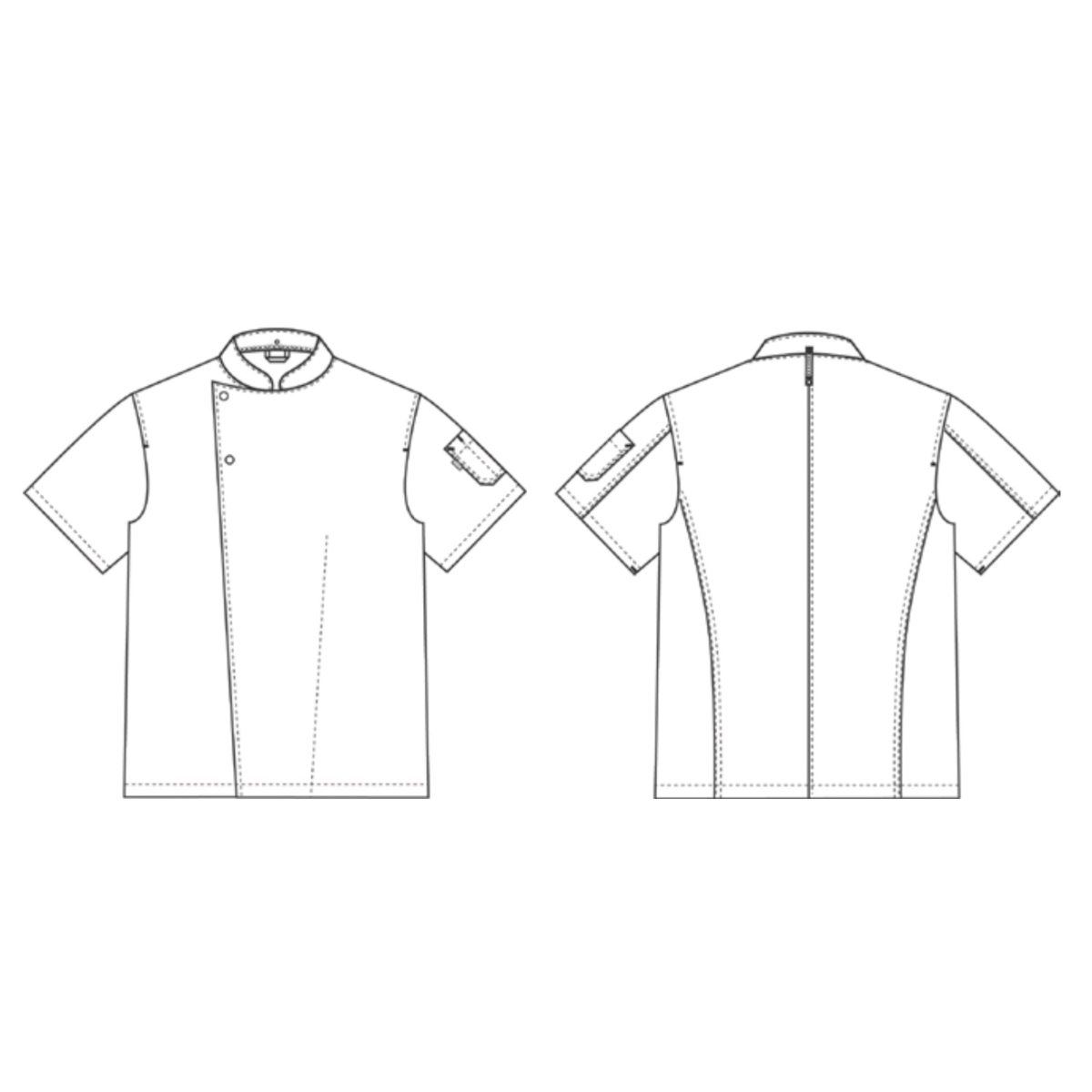 Unisex-Kockjacka, Flow (501001100)