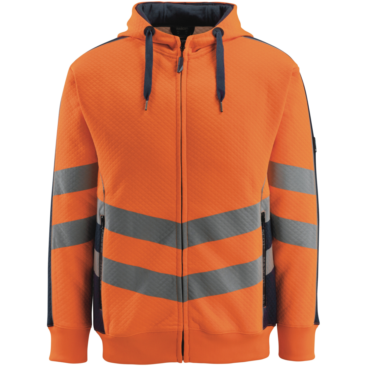 Huvtröja med blixtlås