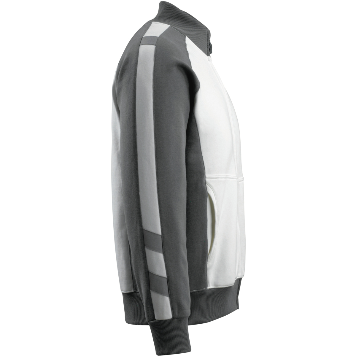 Sweatshirt med blixtlås