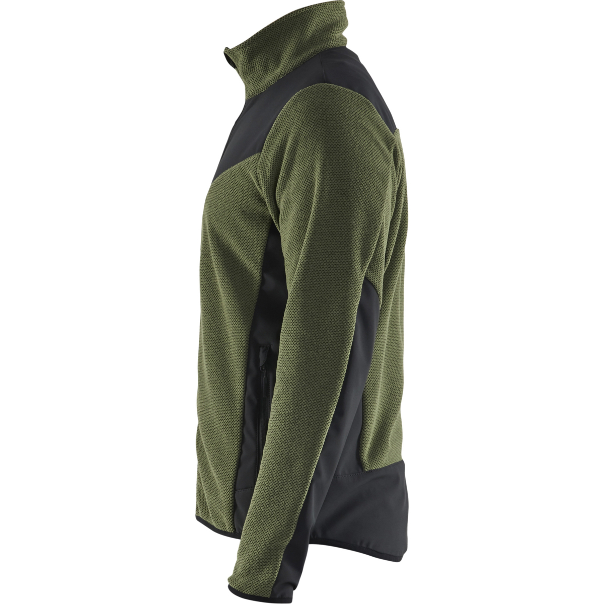 5942 Stickad Jacka med Softshell