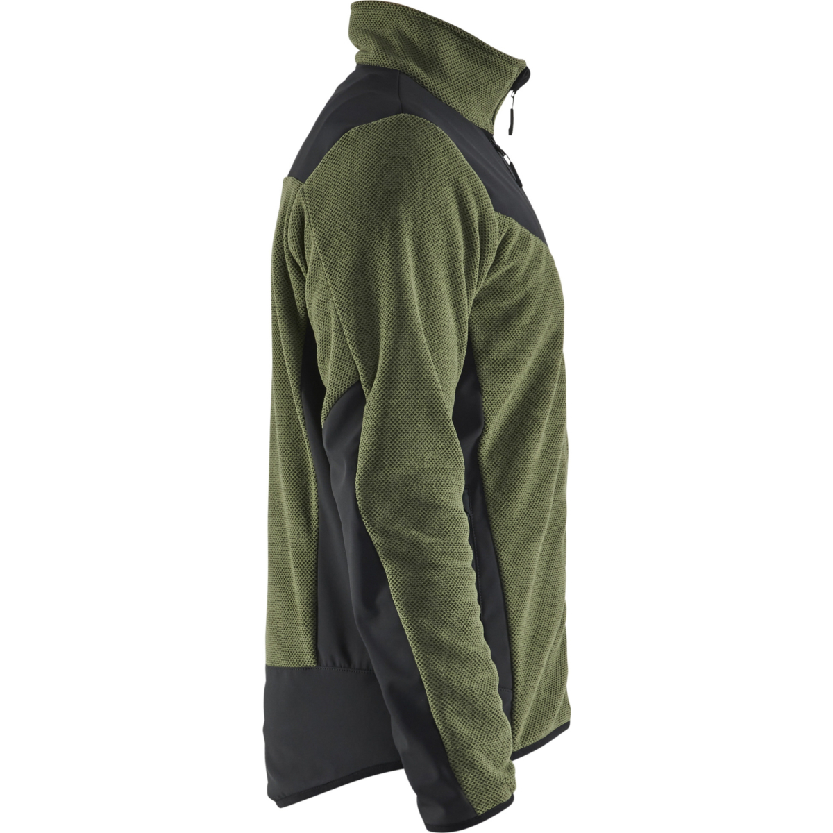 5942 Stickad Jacka med Softshell