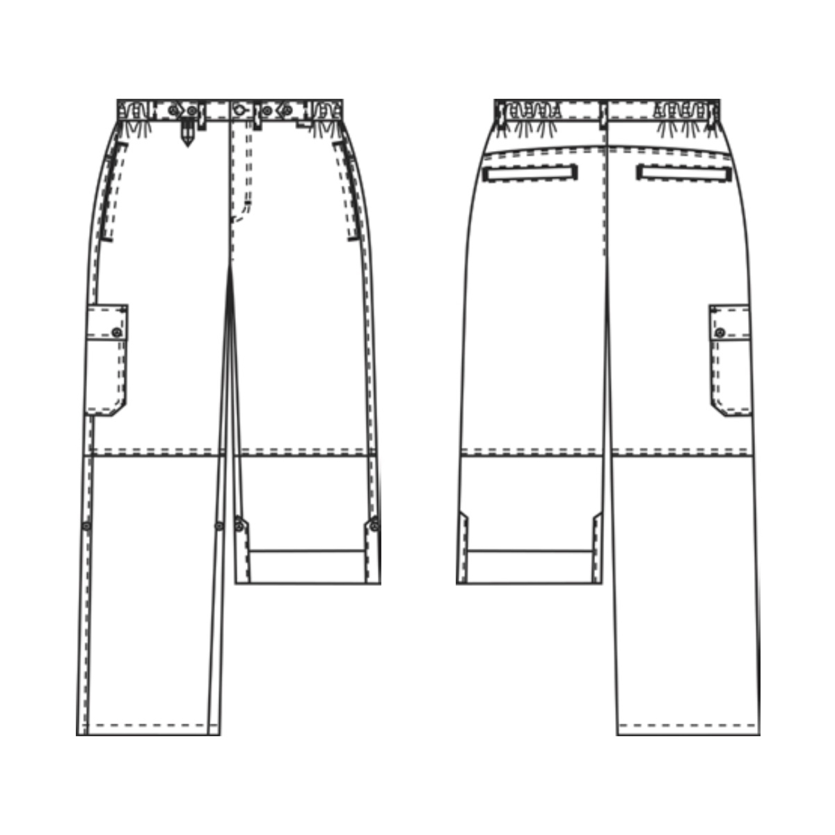 Unisex-byxor för uppvik, Fusion