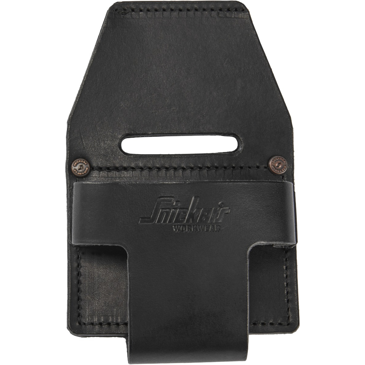 Måttbandsficka i läder