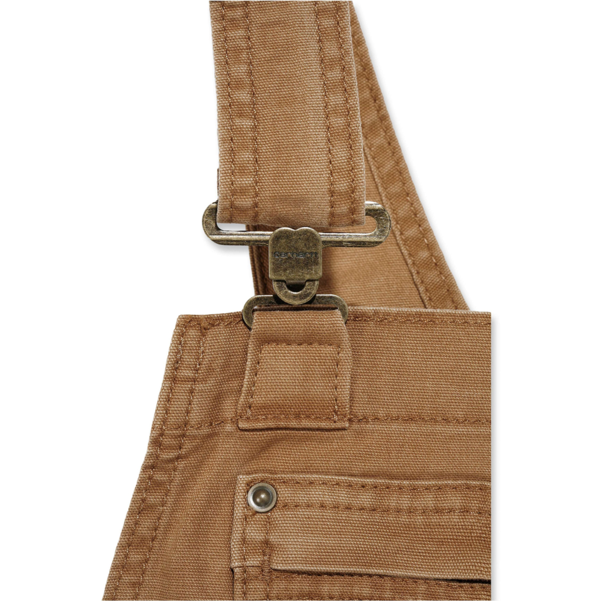 Rugged flex® loose fit canvas bib overall